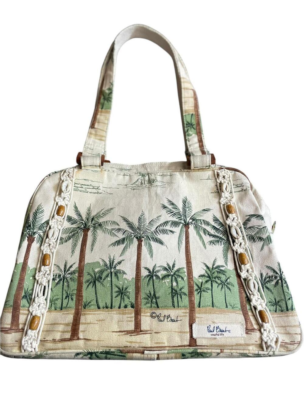 Paul Brent Coastal Life canvas beach tote bag